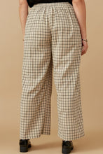 Load image into Gallery viewer, Wide Leg Checkered Pants