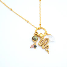 Load image into Gallery viewer, Golden Serpent Necklace