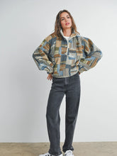 Load image into Gallery viewer, Patchwork Print Multicolor Sweatshirt