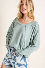 Load image into Gallery viewer, Tranquil Blue Threadwork Top