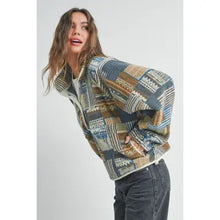 Load image into Gallery viewer, Patchwork Print Multicolor Sweatshirt