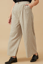 Load image into Gallery viewer, Wide Leg Checkered Pants
