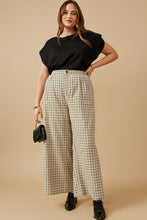 Load image into Gallery viewer, Wide Leg Checkered Pants
