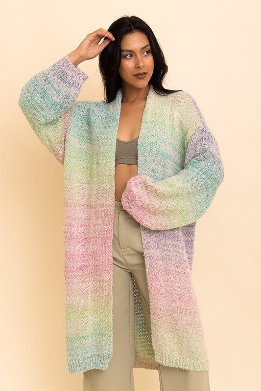 Chasing Rainbows Ombre Cardigan