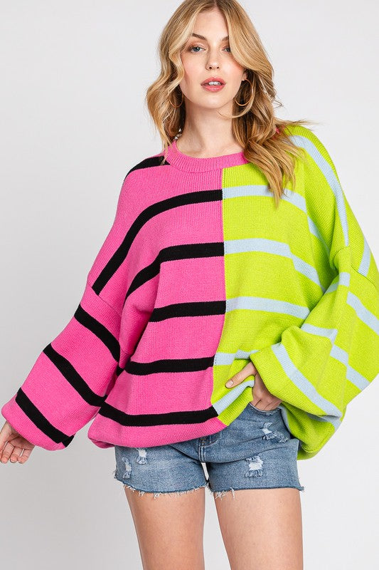 Neon Fusion Sweater