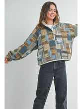 Load image into Gallery viewer, Patchwork Print Multicolor Sweatshirt
