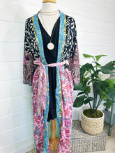 Load image into Gallery viewer, Kaleidoscope Dreams Silk Kimono - Long
