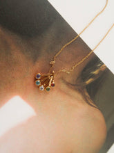 Load image into Gallery viewer, Five Stone Charm Necklace
