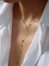 Load image into Gallery viewer, Beaded Y Necklace
