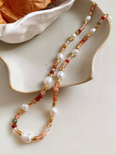 Load image into Gallery viewer, Pearl and Beaded Necklace
