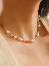Load image into Gallery viewer, Pearl and Beaded Necklace

